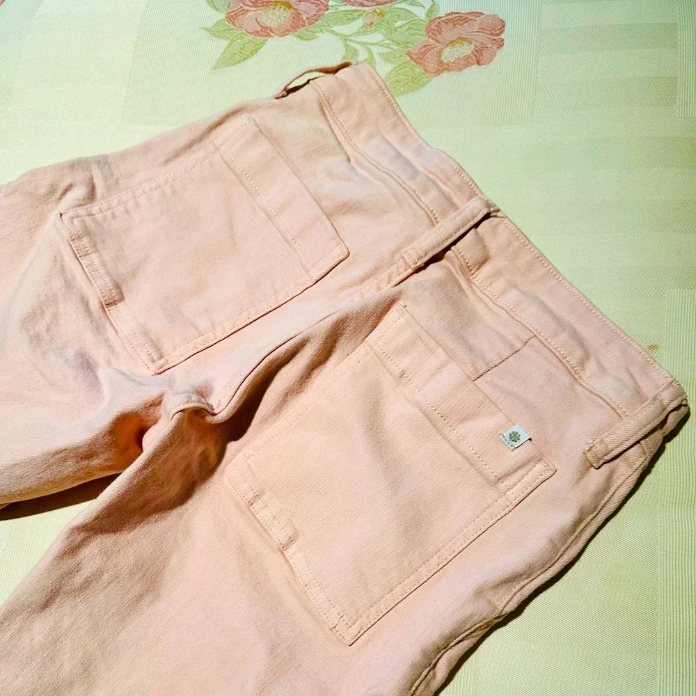 NWOT lucky Brand pale pink low rise skinny ankle zip jeans SZ 2/ 26 in👌🏻shape! - Picture 5 of 13